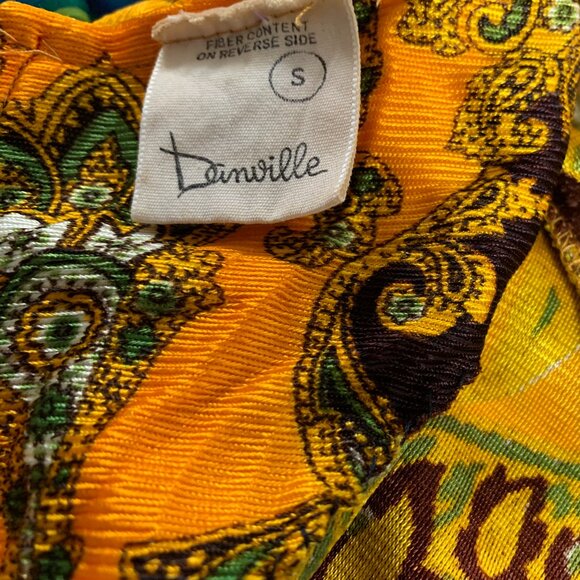 Vintage 60s 70s Vibrant Union Babydoll Dress Hippie Psychedelic Mod Flower Power - Picture 12 of 14